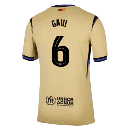 Maglia Replica Barcelona Trasferta GAVI #6 Uomo 2025/26 - UCL