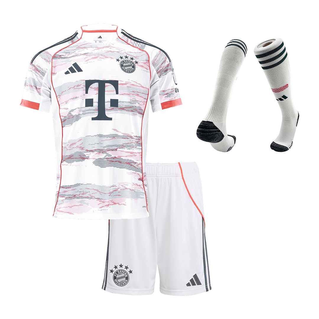 Kit Completo Bambino Bayern Munich Trasferta 2025/26 - 3 Pezzi