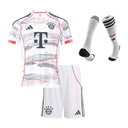 Kit Completo Bambino Bayern Munich Trasferta 2025/26 - 3 Pezzi