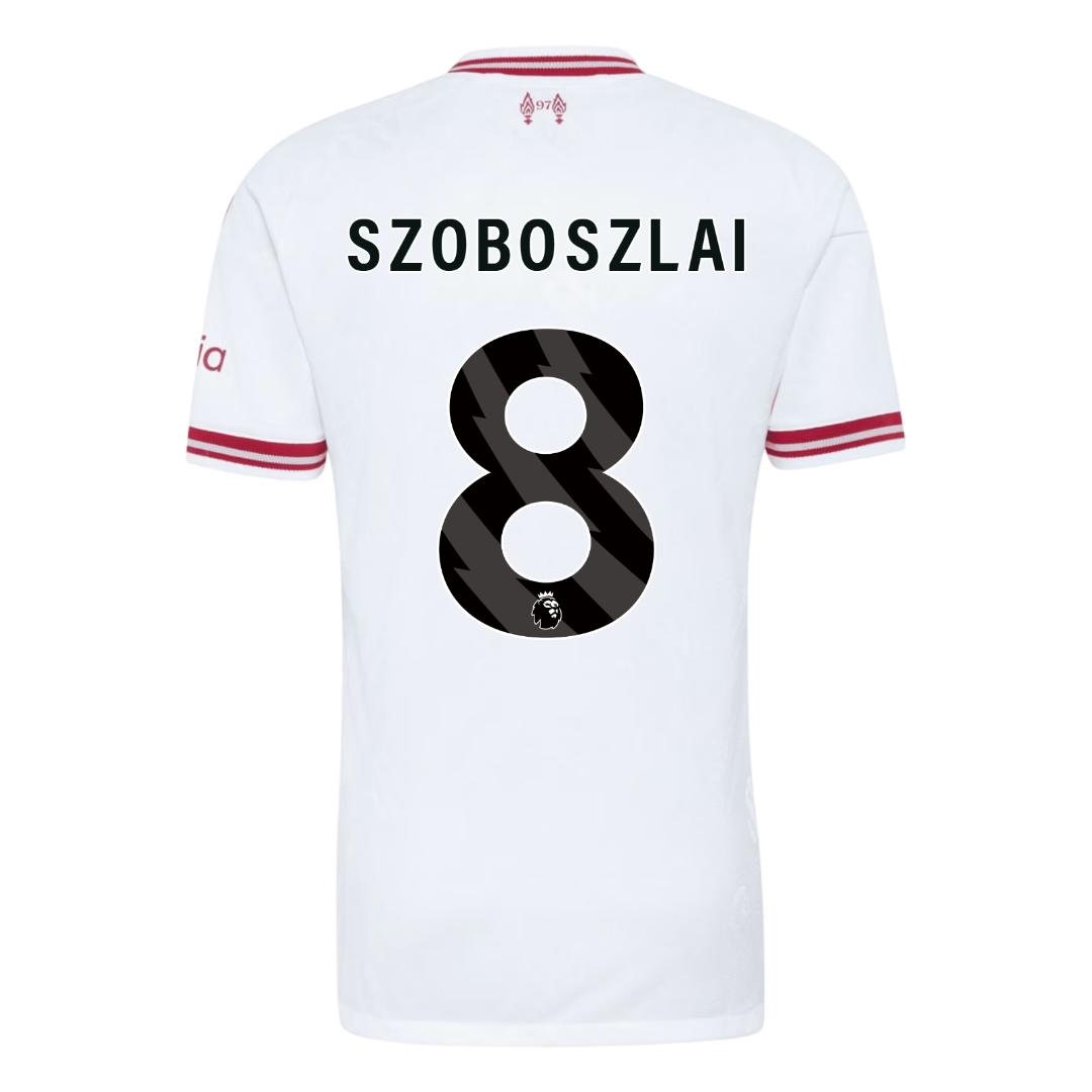Maglia Gara Liverpool Trasferta SZOBOSZLAI #8 Uomo 2026/27