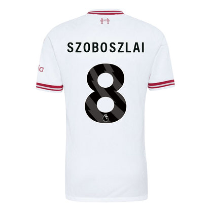 Maglia Gara Liverpool Trasferta SZOBOSZLAI #8 Uomo 2026/27