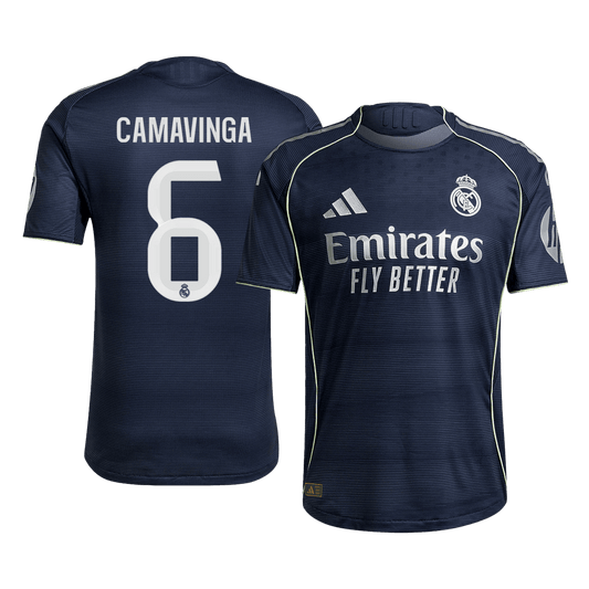 Maglia Gara Real Madrid Trasferta CAMAVINGA #6 Uomo 2025/26