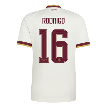 Maglia Replica Spagna Trasferta RODRIGO #16 Uomo Mondiali 2026