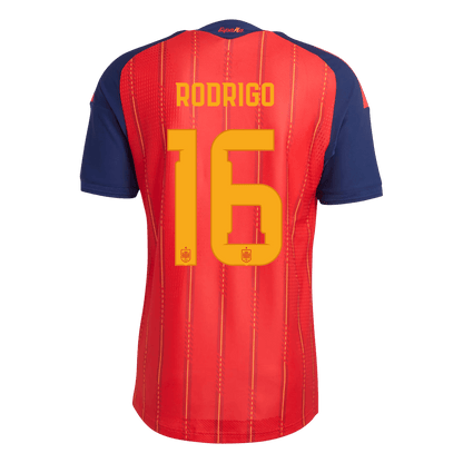 Maglia Gara Spagna Casa RODRIGO #16 Uomo Mondiali 2026