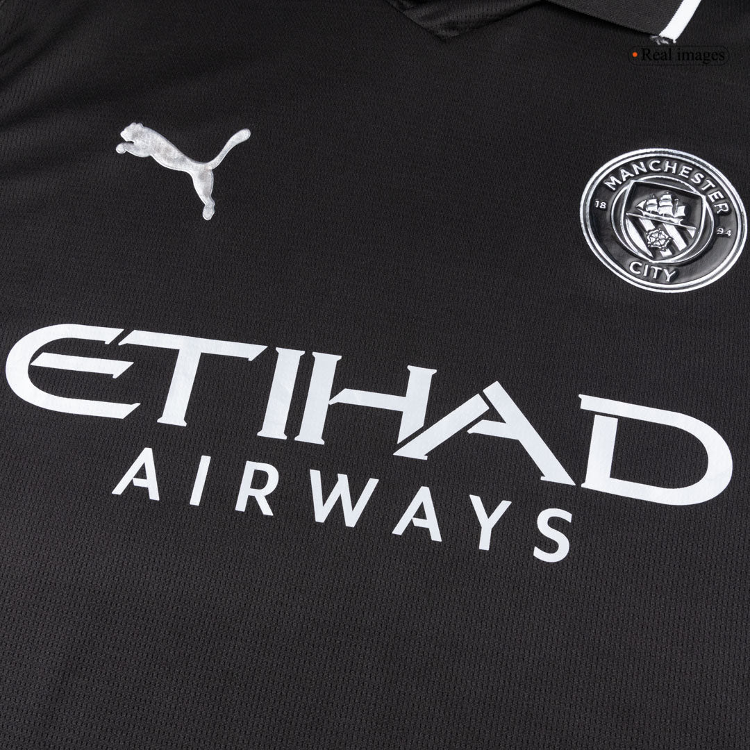 Maglia Replica Manchester City Trasferta Uomo 2025/26 - Manica Lunga