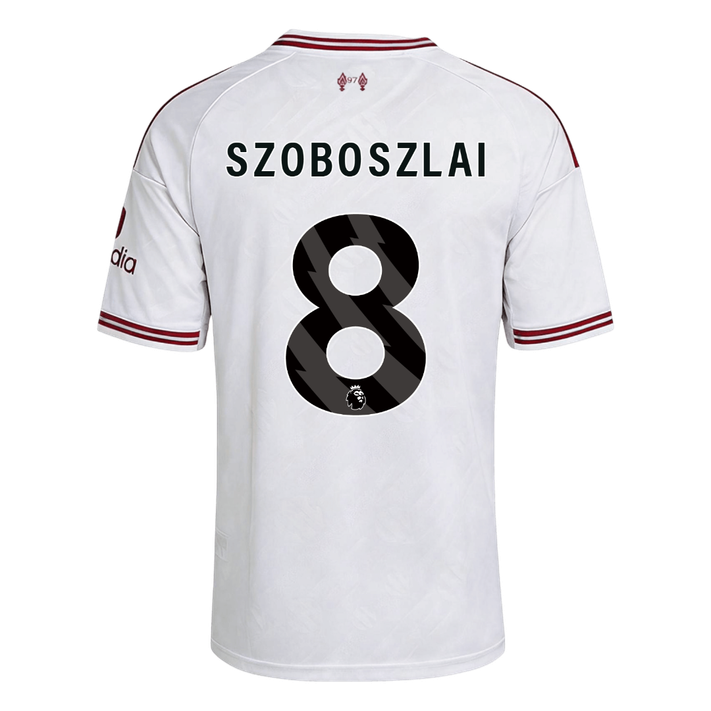 Maglia Replica Liverpool Trasferta SZOBOSZLAI #8 Uomo 2026/27