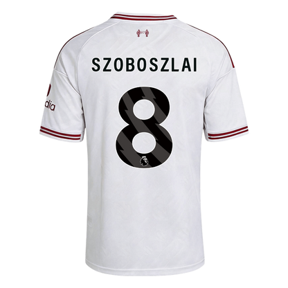 Maglia Replica Liverpool Trasferta SZOBOSZLAI #8 Uomo 2026/27