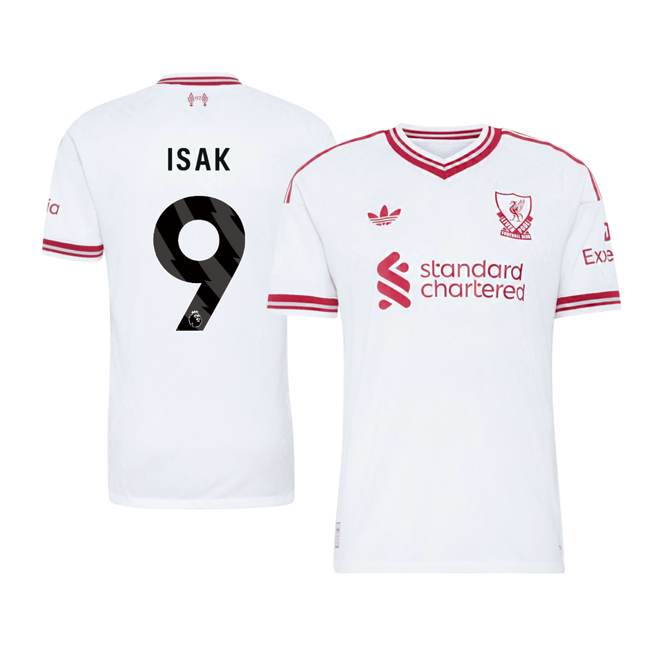 Maglia Gara Liverpool Trasferta ISAK #9 Uomo 2026/27