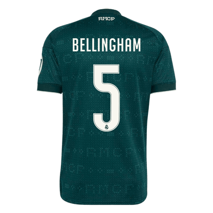 Maglia Replica Real Madrid Trasferta BELLINGHAM #5 Uomo 2026/27