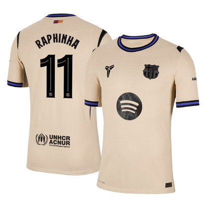 Maglia Gara Barcelona Trasferta RAPHINHA #11 Uomo 2025/26