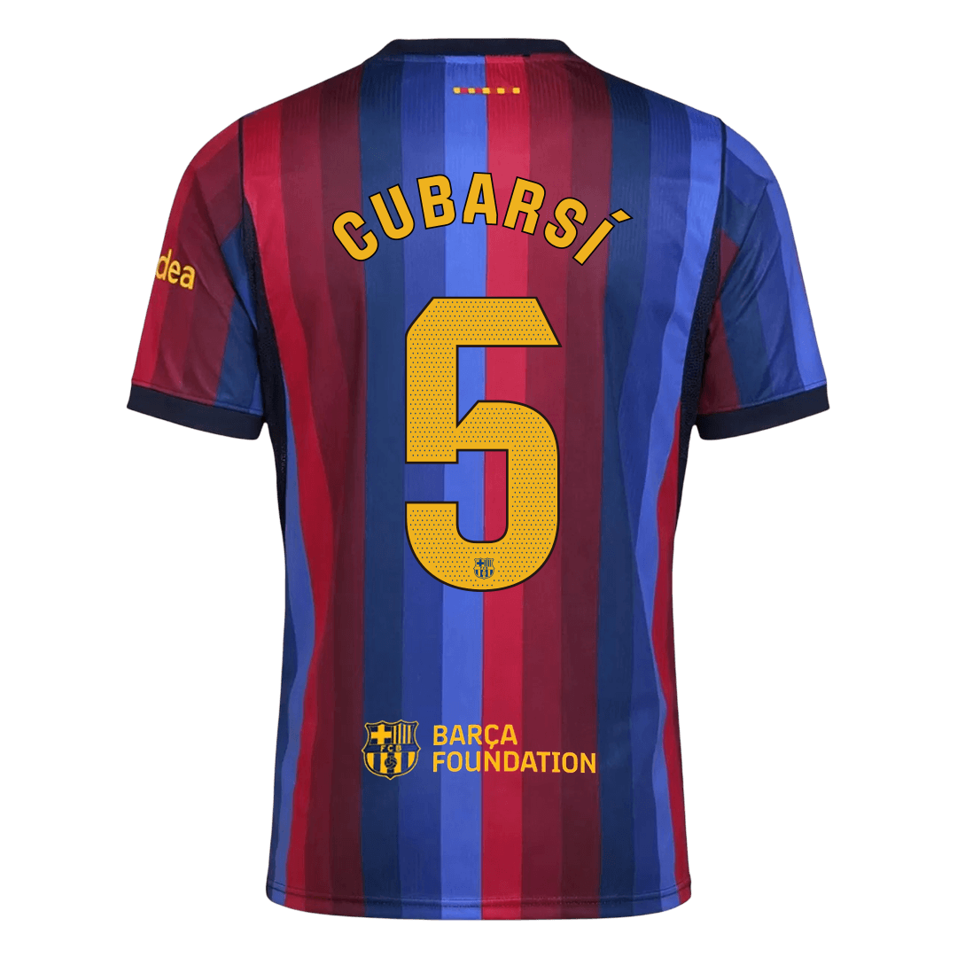Maglia Replica Barcelona Casa CUBARSÍ #5 Uomo 2026/27
