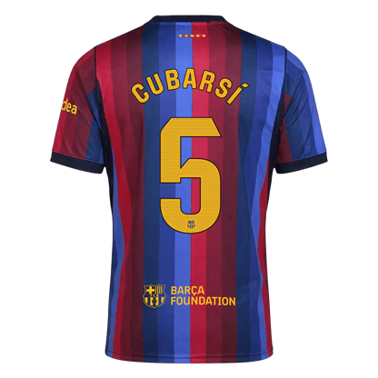 Maglia Replica Barcelona Casa CUBARSÍ #5 Uomo 2026/27