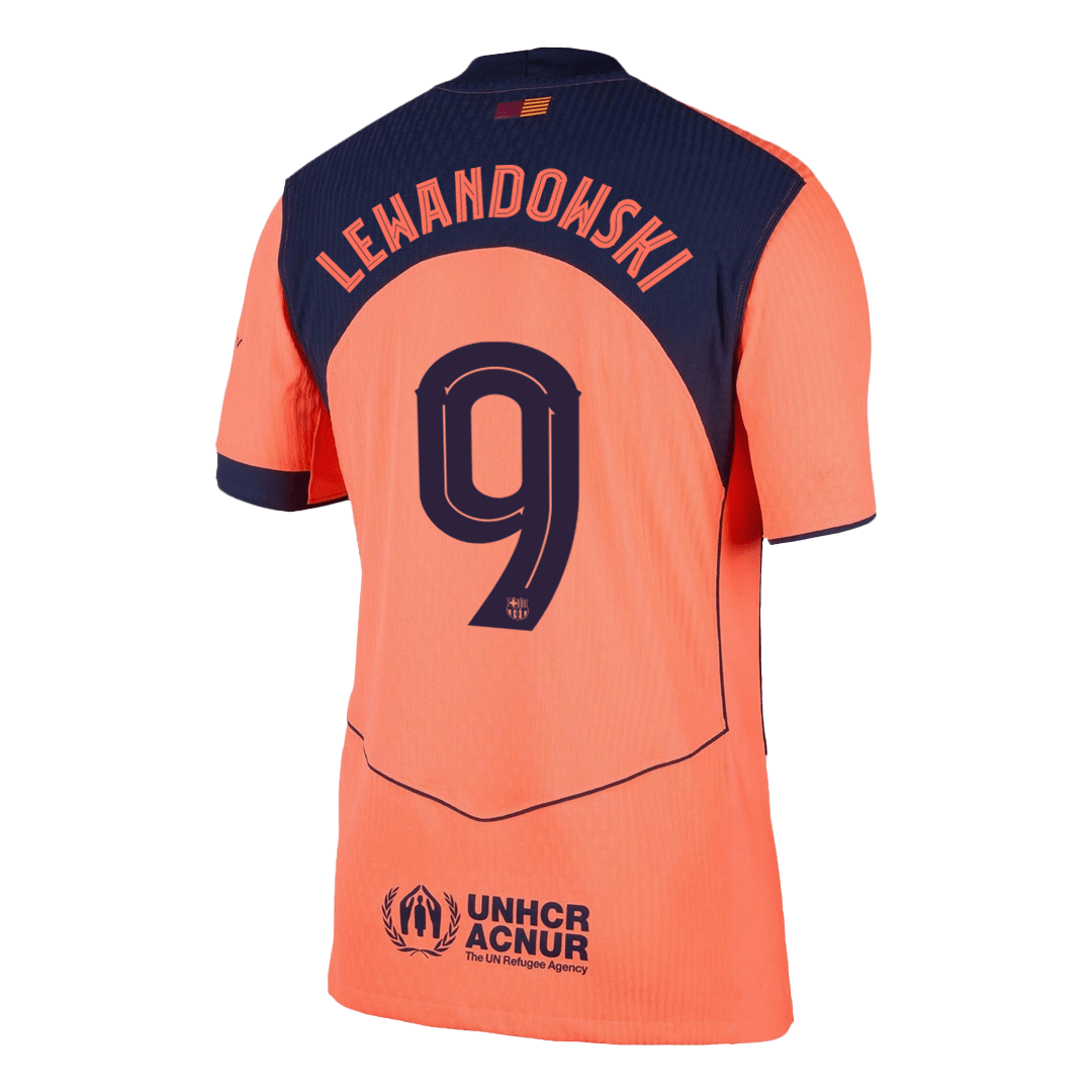 Maglia Gara Barcelona Terza LEWANDOWSKI #9 Uomo 2025/26