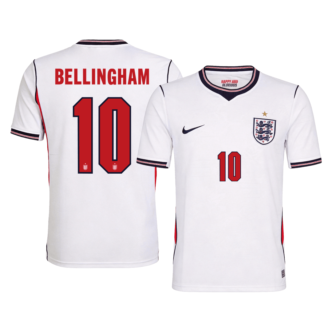 Maglia Replica Inghilterra Casa BELLINGHAM #10 Uomo Mondiali 2026