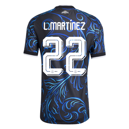 Maglia Gara Argentina Trasferta L. MARTÍNEZ #22 Uomo Mondiali 2026