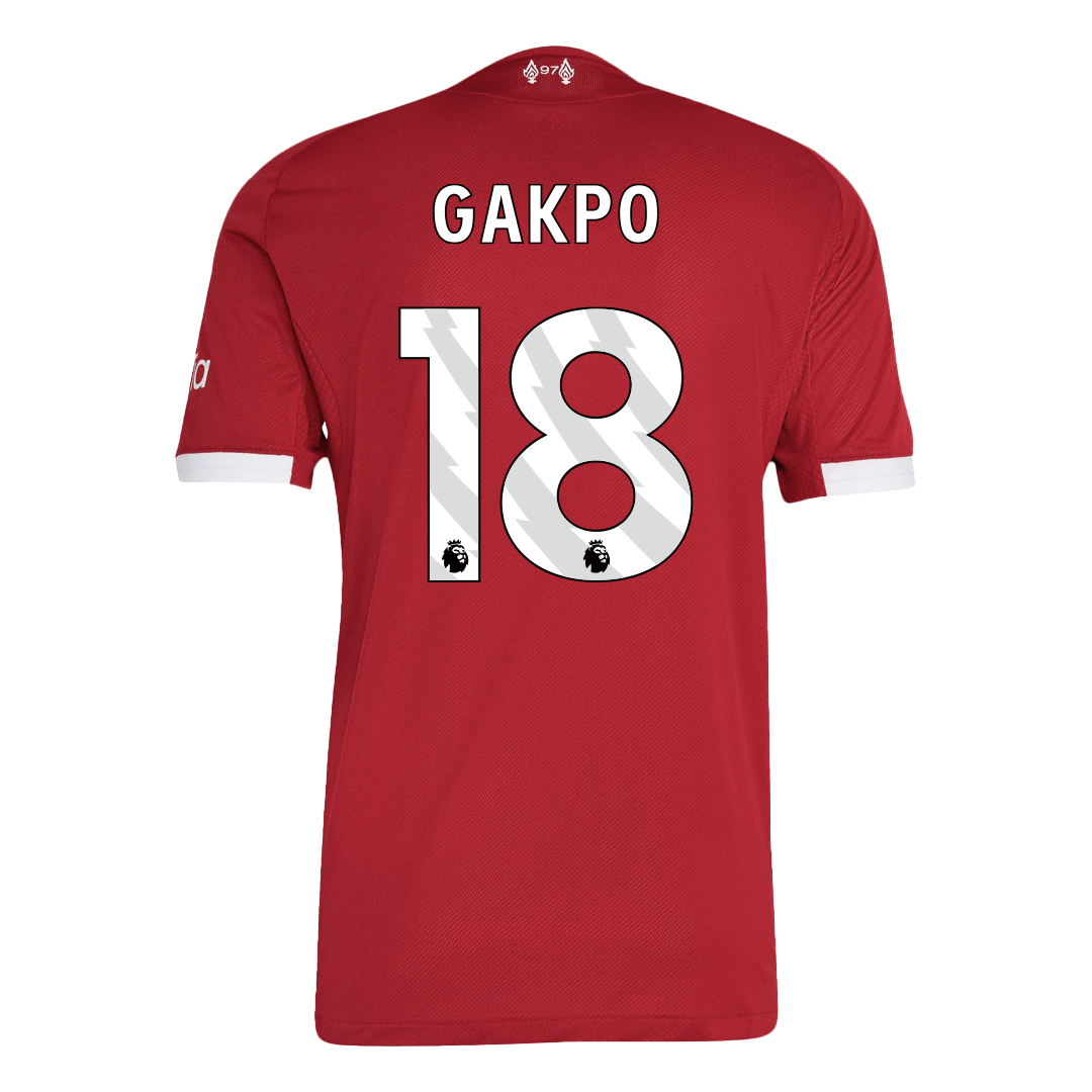 Maglia Gara Liverpool Casa GAKPO #18 Uomo 2025/26