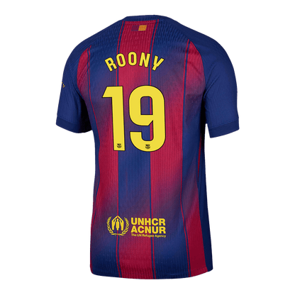 Maglia Gara Barcelona Casa ROONY #19 Uomo 2025/26