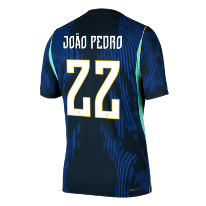 Maglia Gara Brasile Trasferta JOÃO PEDRO #22 Uomo Mondiali 2026