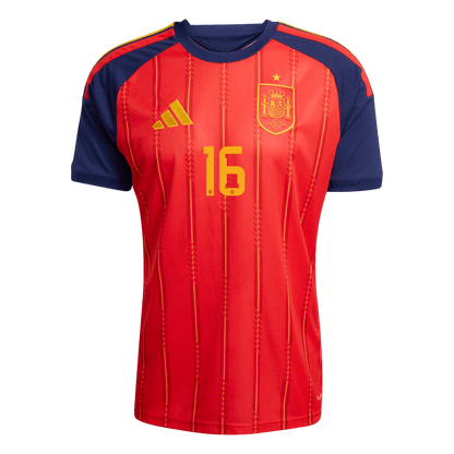 Maglia Replica Spagna Casa RODRIGO #16 Uomo Mondiali 2026