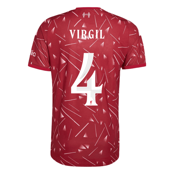 Maglia Gara Liverpool Casa VIRGIL #4 Uomo 2026/27 - UCL