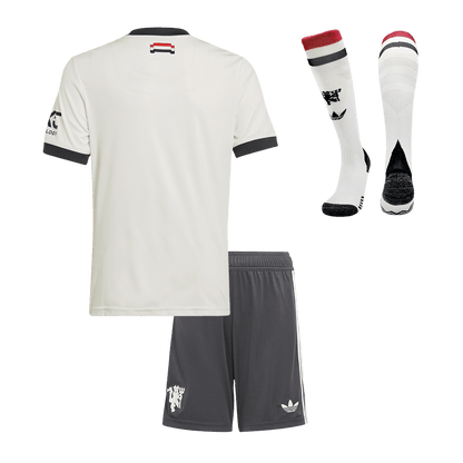 Kit Completo Bambino Manchester United Terza 2024/25 - 3 Pezzi