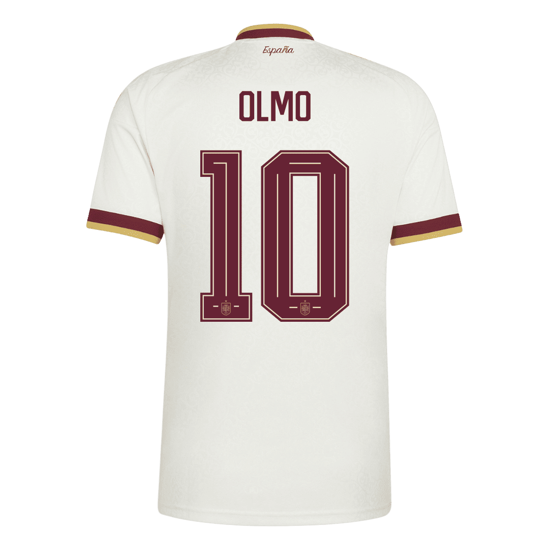 Maglia Replica Spagna Trasferta OLMO #10 Uomo Mondiali 2026 Champion Edition