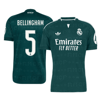Maglia Replica Real Madrid Trasferta BELLINGHAM #5 Uomo 2026/27