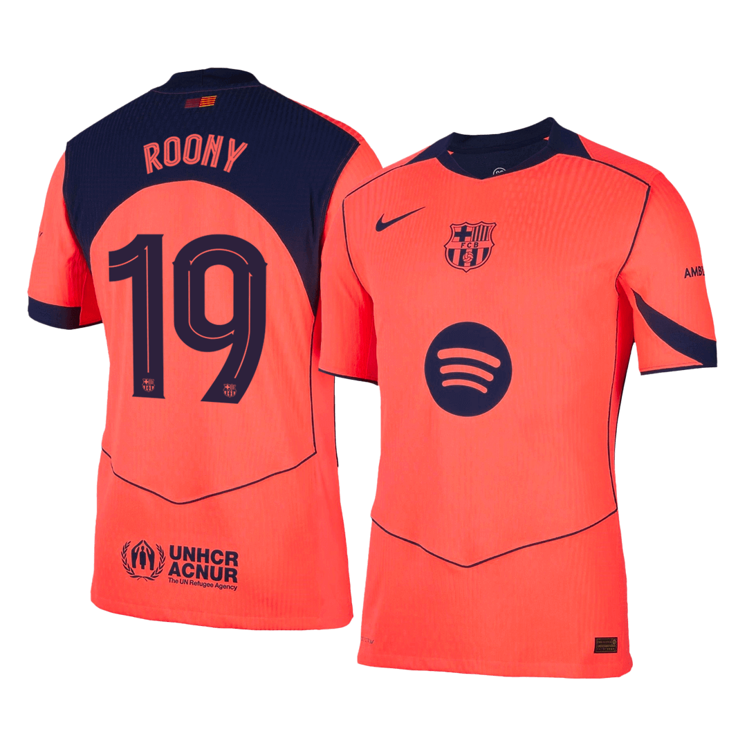Maglia Gara Barcelona Terza ROONY #19 Uomo 2025/26
