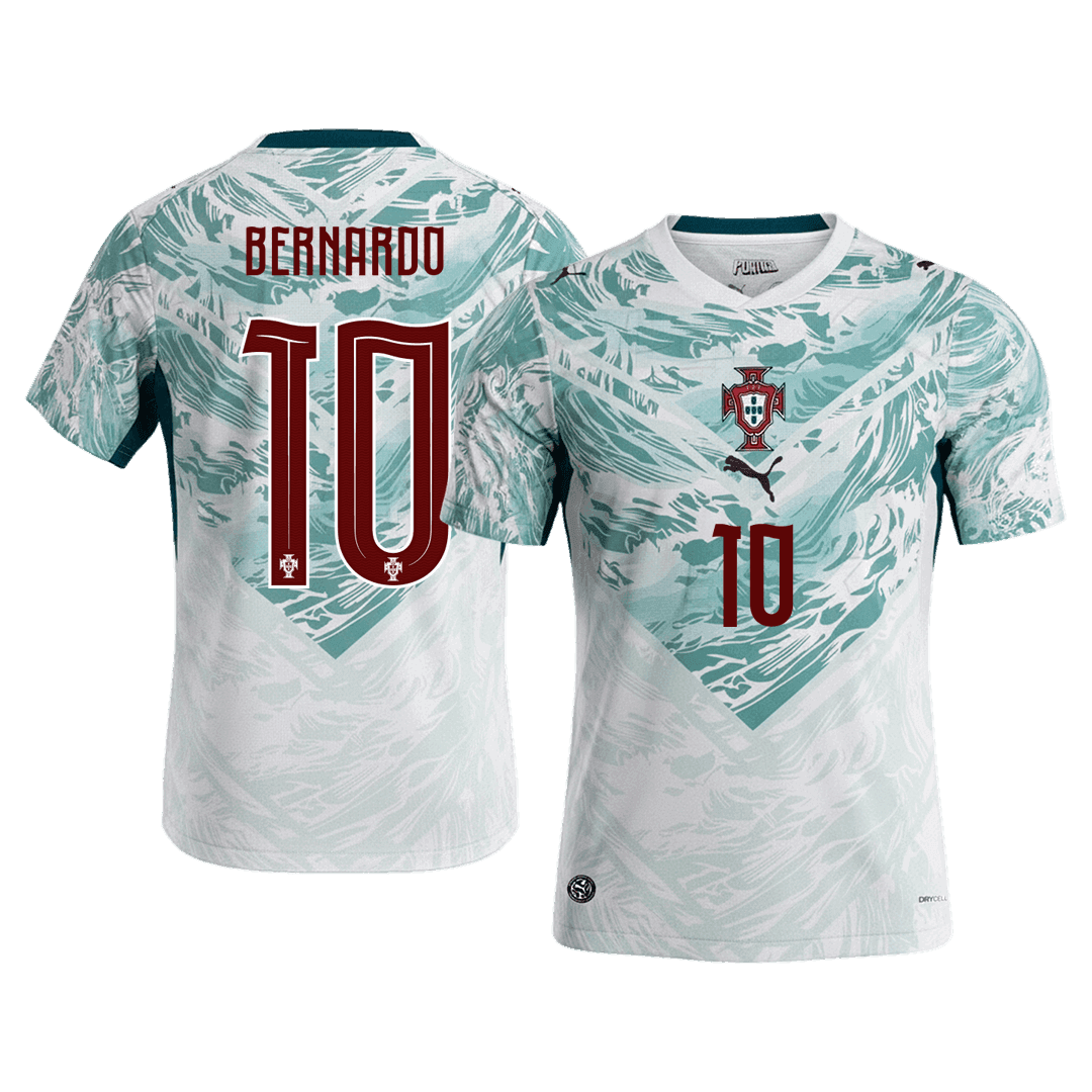 Maglia Replica Portogallo Trasferta BERNARDO #10 Uomo Mondiali 2026