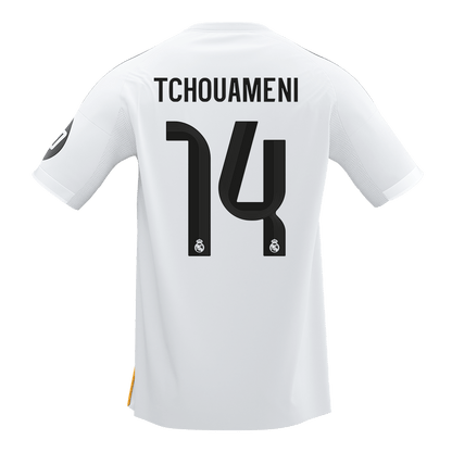 Maglia Replica Real Madrid Casa TCHOUAMENI #14 Uomo 2025/26