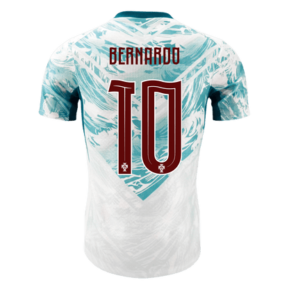 Maglia Gara Portogallo Trasferta BERNARDO #10 Uomo Mondiali 2026