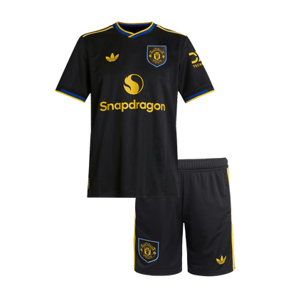 Completo Bambino Manchester United Terza 2025/26 - 2 Pezzi