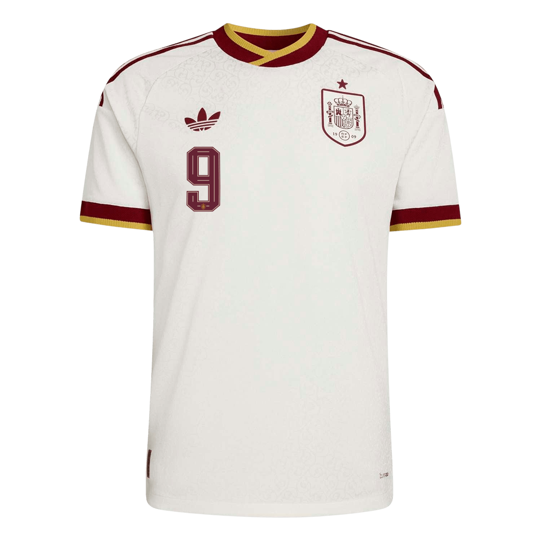 Maglia Gara Spagna Trasferta GAVI #9 Uomo Mondiali 2026