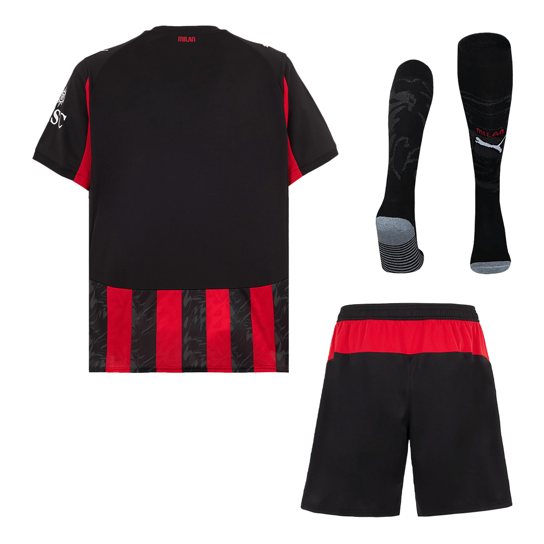 Kit Completo AC Milan Casa Uomo 2025/26 - 3 Pezzi