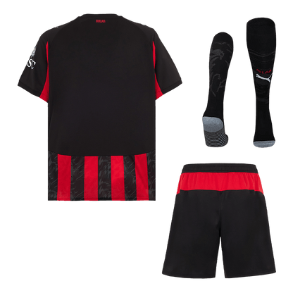 Kit Completo AC Milan Casa Uomo 2025/26 - 3 Pezzi