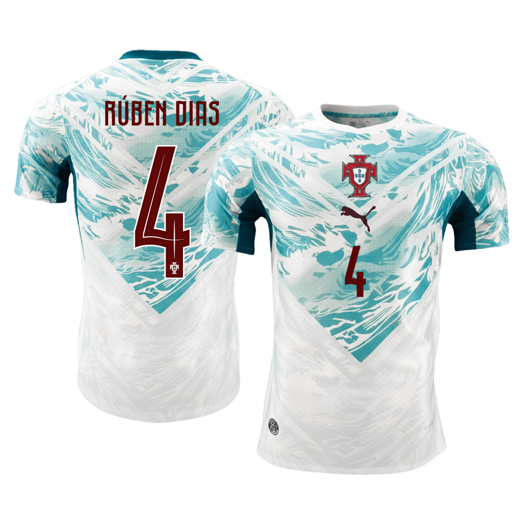 Maglia Gara Portogallo Trasferta RÚBEN DIAS #4 Uomo Mondiali 2026