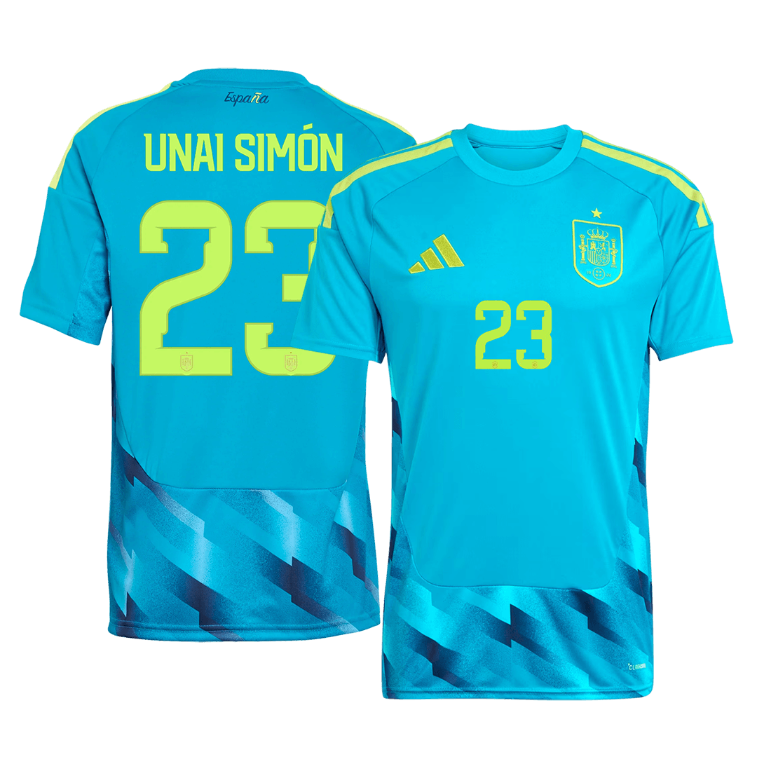Maglia da Portiere Replica Spagna UNAI SIMÓN #23 Uomo Mondiali 2026