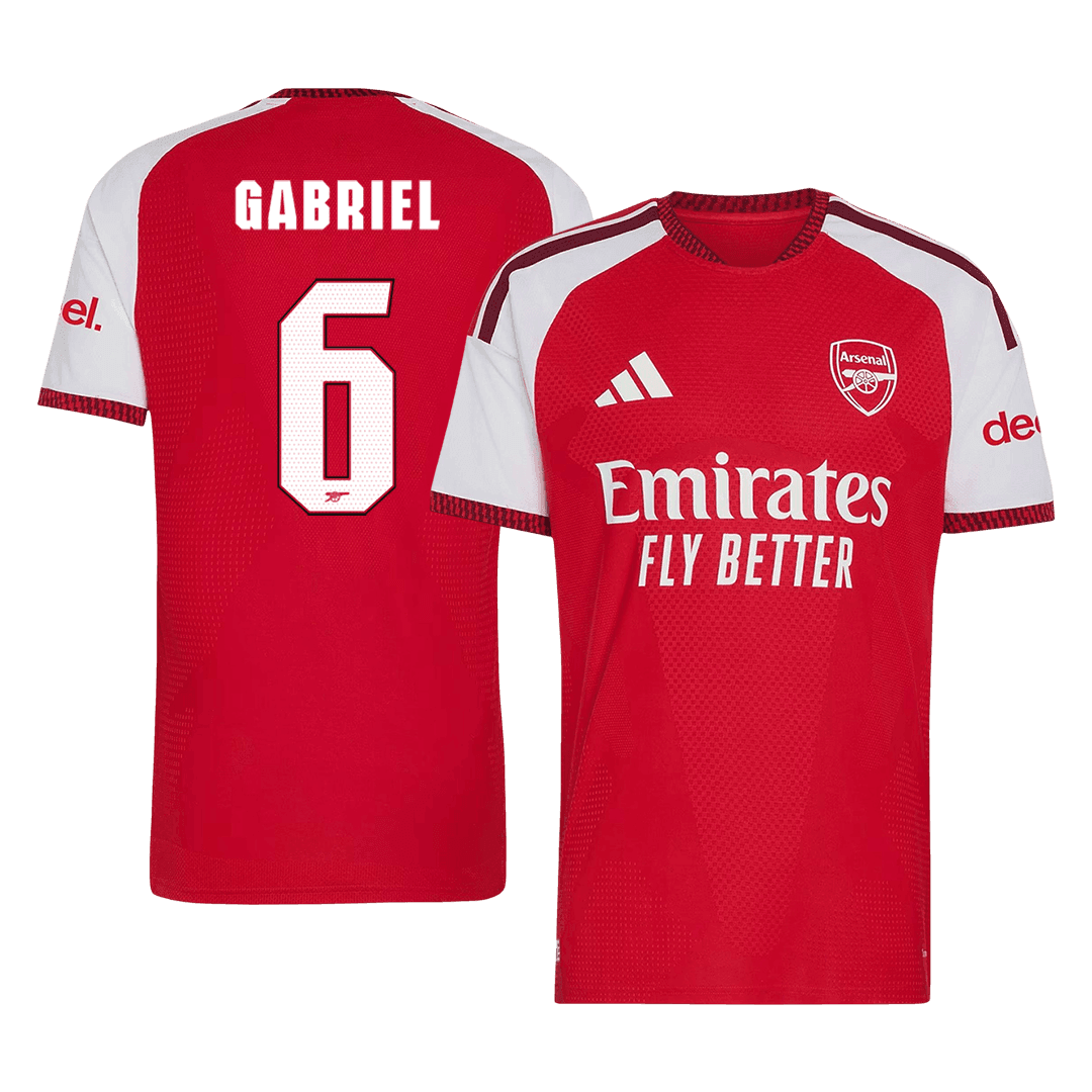 Maglia Gara Arsenal Casa GABRIEL #6 Uomo 2026/27
