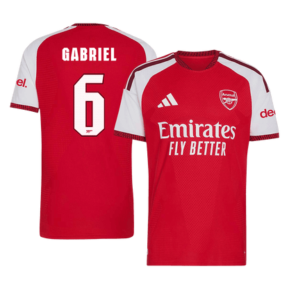 Maglia Gara Arsenal Casa GABRIEL #6 Uomo 2026/27