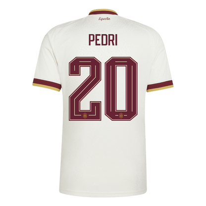 Maglia Replica Spagna Trasferta PEDRI #20 Uomo Mondiali 2026