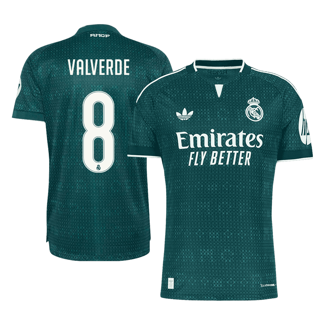 Maglia Gara Real Madrid Trasferta VALVERDE #8 Uomo 2026/27