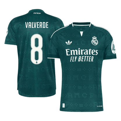 Maglia Gara Real Madrid Trasferta VALVERDE #8 Uomo 2026/27