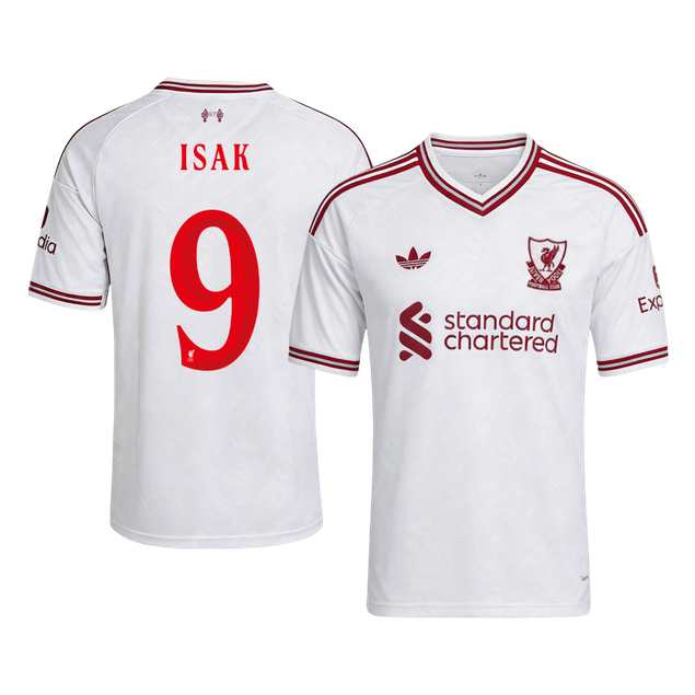 Maglia Replica Liverpool Trasferta ISAK #9 Uomo 2026/27 - UCL