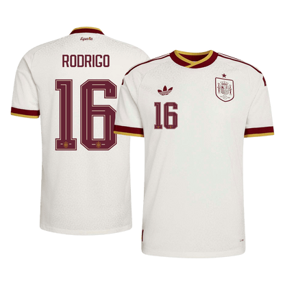 Maglia Gara Spagna Trasferta RODRIGO #16 Uomo Mondiali 2026