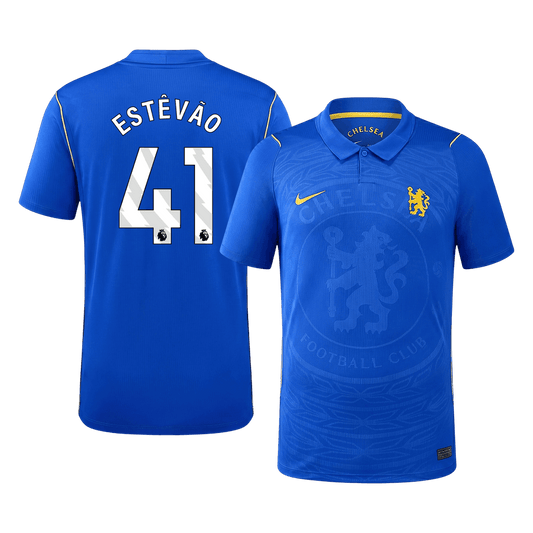 Maglia Replica Chelsea Casa ESTÊVÃO #41 Uomo 2026/27