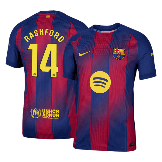 Maglia Gara Barcelona Casa RASHFORD #14 Uomo 2025/26