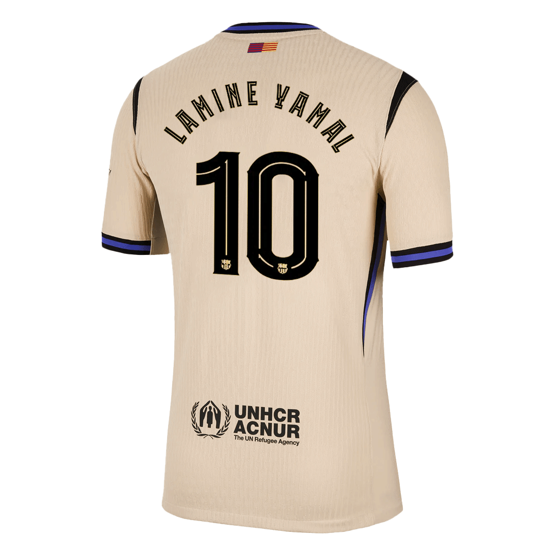 Maglia Gara Barcelona Trasferta LAMINE YAMAL #10 Uomo 2025/26