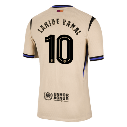 Maglia Gara Barcelona Trasferta LAMINE YAMAL #10 Uomo 2025/26