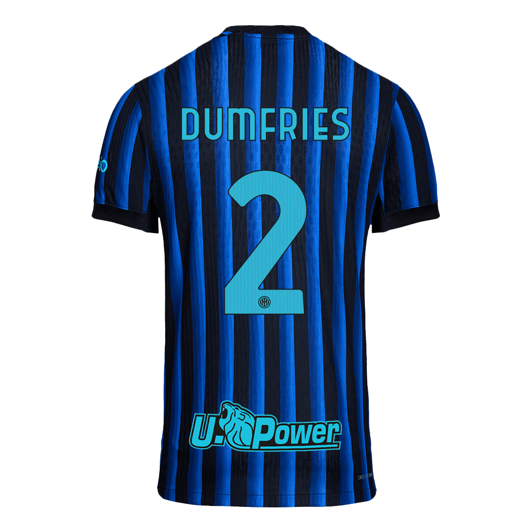 Maglia Gara Inter Milan Casa DUMFRIES #2 Uomo 2025/26