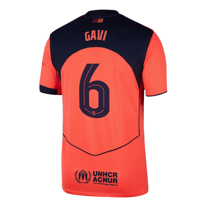 Maglia Replica Barcelona Terza GAVI #6 Uomo 2025/26